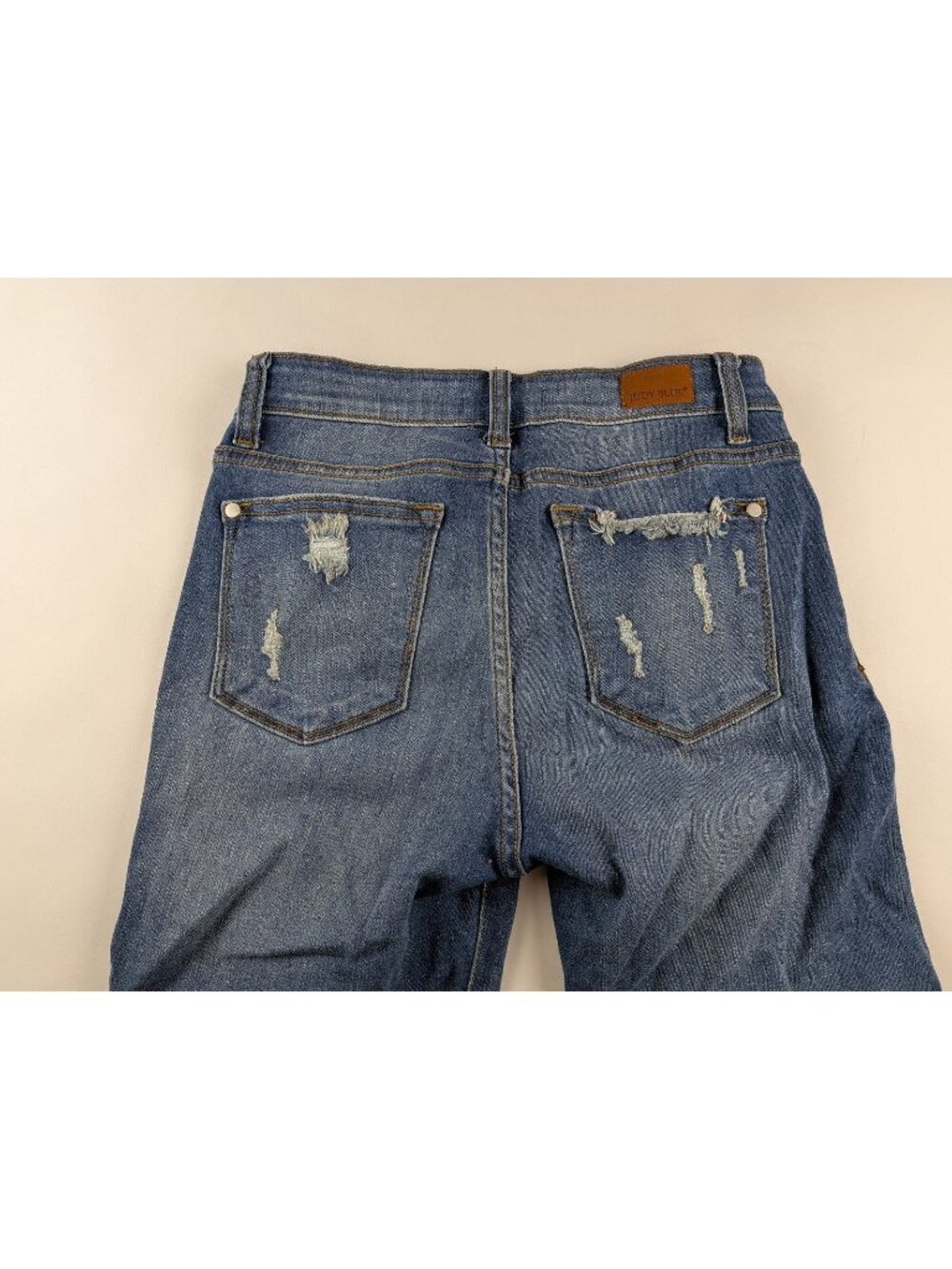 Judy Blue Distressed Cropped Denim Pants Size 5/27